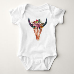 Baby Boho Longhorn Romper