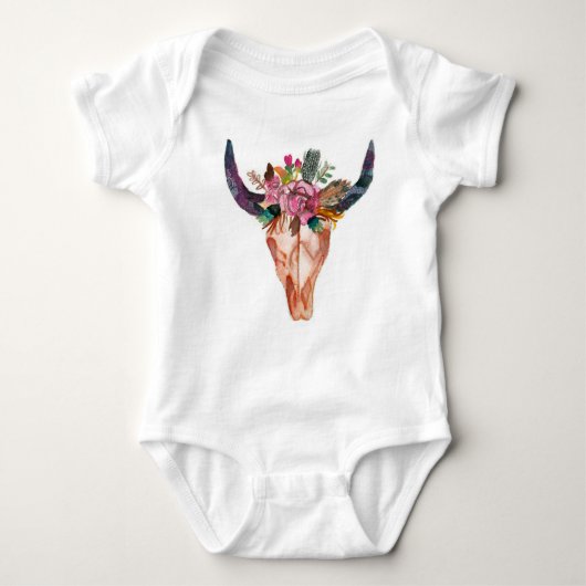 Baby Boho Longhorn Romper (Voorkant)