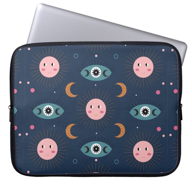  baby boho naadloos. Hippie chic ba Laptop Sleeve (Voorkant)