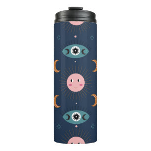  baby boho naadloos. Hippie chic ba Thermosbeker