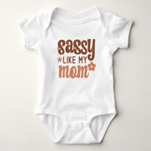 Baby Boho Sassy Zoals mijn moeder Romper