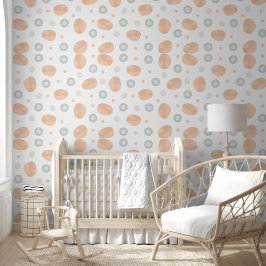 Baby Boho Seamless Dots Pattern Behang