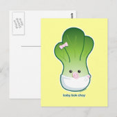 Baby Bok Choy Briefkaart (Voorkant / Achterkant)