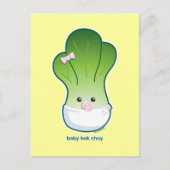 Baby Bok Choy Briefkaart (Voorkant)