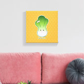 Baby Bok Choy Canvas Afdruk (Insitu (Woonkamer))