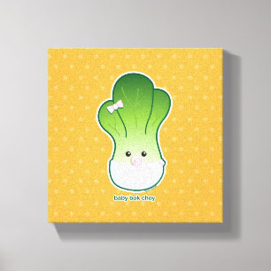 Baby Bok Choy Canvas Afdruk