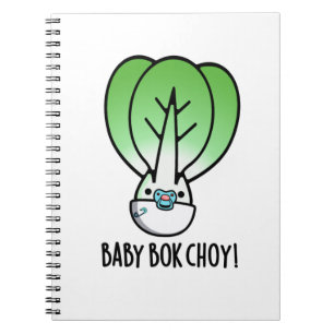 Baby Bok Choy Funny Veggie Pun Notitieboek