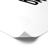 Baby Bok Choy Funny Veggie Pun Poster (Hoek)