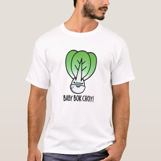 Baby Bok Choy Funny Veggie Pun T-shirt (Voorkant)