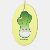 Baby Bok Choy Keramisch Ornament (Links)