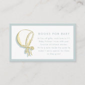 Baby Bonnet Baby Boeken Informatiekaartje (Voorkant)