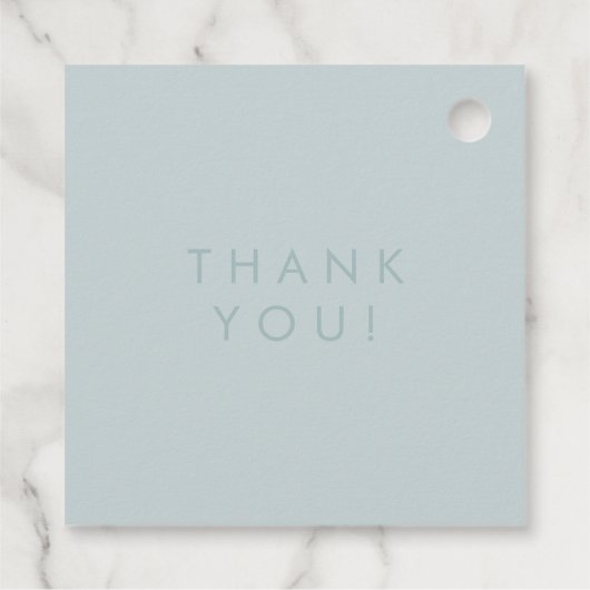 Baby Bonnet Baby shower blauw Bedankjes Labels (Achterkant)