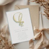 Baby Bonnet Baby shower Uitnodiging