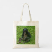 Baby Bonobo Canvas tas (Achterkant)