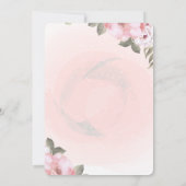 Baby BontFloral Baby shower Kaart (Achterkant)