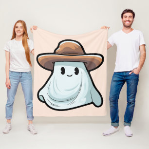Baby Boo Cowboy Ghost Halloween Collectie Fleece Deken