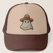 Baby Boo Cowboy Ghost Halloween Collectie Trucker Pet (Voorkant)