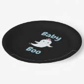 Baby Boo Cute Halloween Kids Or Couples Gift Papieren Bordje (Gekanteld)