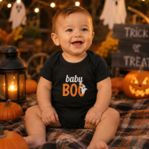 Baby Boo Familie Bijpassende Halloween Zwart Oranj