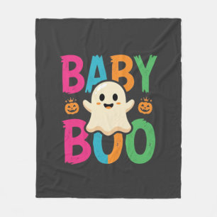 Baby Boo Halloween Geest Ontwerp_1 Fleece Deken