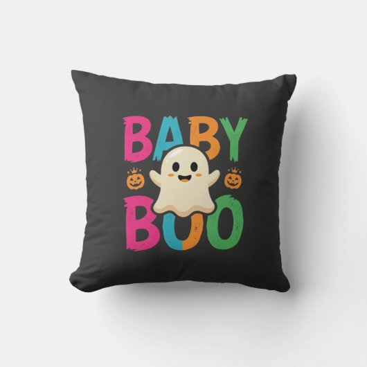 Baby Boo Halloween Ghost Design_1 Kussen (Voorkant)