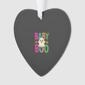 Baby Boo Halloween Ghost Ontwerp_1 Ornament (voorkant)