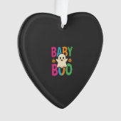Baby Boo Halloween Ghost Ontwerp_1 Ornament (voorkant)