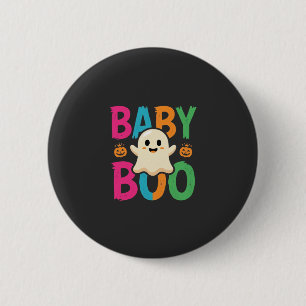 Baby Boo Halloween Ghost Ontwerp_1 Ronde Button 5,7 Cm