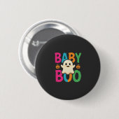 Baby Boo Halloween Ghost Ontwerp_1 Ronde Button 5,7 Cm (Voorkant /achterkant)