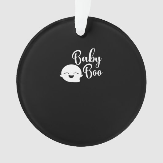 Baby Boo Halloween  Ornament (voorkant)