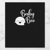 Baby Boo Halloween Wijn Etiket (Enkel label)