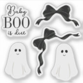 Baby Boo is te wijten Halloween Shower Accent Stic Sticker (Voorkant)