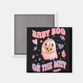 Baby Boo On The Way Halloween Pregnancy Announceme Magneet (Voorkant / Achterkant)