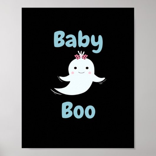 Baby Boo Schattig Halloween Geschenk voor Kinderen Poster (Voorkant)