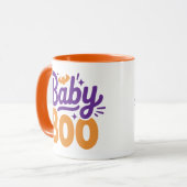 Baby Boo Schattig Halloween Mok (Voorkant links)