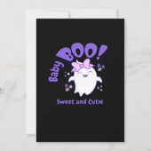 Baby Boo Sweet Toddler Halloween Design Feestdagenkaart (Voorkant)