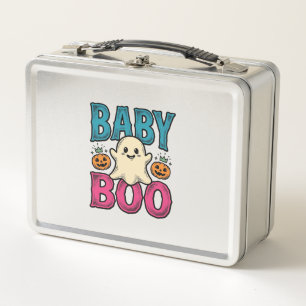 Baby Boo Vintage Halloween Geest T-shirt Ontwerp_1