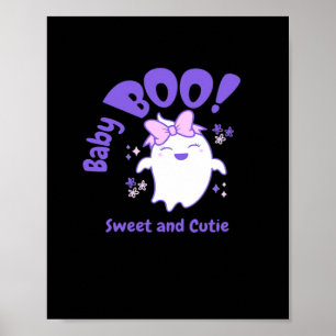 Baby Boo Zoete Peuter Halloween Ontwerp Poster