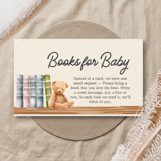 Baby Books & Brunch Neutral Shower Books for Baby Informatiekaartje