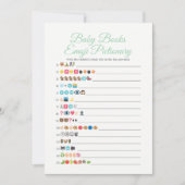 Baby Books Emoji Pictionary Game Mint (Voorkant)