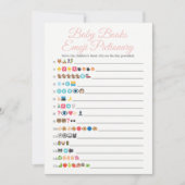 Baby Books Emoji Pictionary Game Pink (Voorkant)