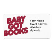 Baby BOOKS Etiket (Voorkant)