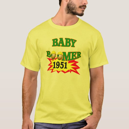 baby Boomer 1951 T-shirt (Voorkant)