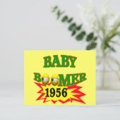 baby Boomer 1956 Briefkaart (Staand voorkant)