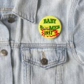 baby Boomer 1957 Ronde Button 5,7 Cm (In situ)