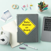 Baby Boomer aan boord Window sticker (iPad Cover)