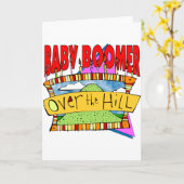 Baby Boomer Birthdays Kaart (Gele Bloem)