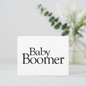 Baby Boomer Briefkaart (Staand voorkant)