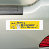 Baby Boomer is aan boord van de Bumpersticker (Op auto)