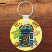 Baby Boomer Jukebox Sleutelhanger (Voorkant)
